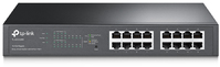 Коммутатор TP-Link /TL-SG1016PE/ 16-Port Gigabit Easy Smart PoE Switch, 16 10/100/1000 Mbps ports, 8