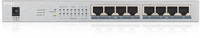Коммутатор /GS1008HP-EU0101F/	Zyxel GS1008HP Switch PoE +, 8xGE PoE +, tabletop, metal, silent, budg