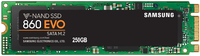 Твердотельный накопитель Samsung SSD 250GB 860 EVO, 3D V-NAND MLC, MJX, M.2 SATA 6Gb/s, R550/W520, I