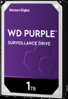 Жесткий диск HDD WD SATA3 1Tb Purple Video IntelliPower 64Mb (WD10PURZ)