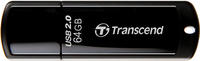 Флеш-накопитель Transcend 64GB JetFlash 350 (Black) USB 2.0