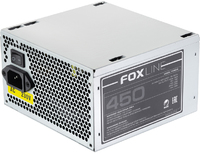 Блок питания 450Вт /Foxline FZ450R/ ATX, NOPFC, 120FAN, 2xSATA, 2xPATA, 1xFDD, 24+4